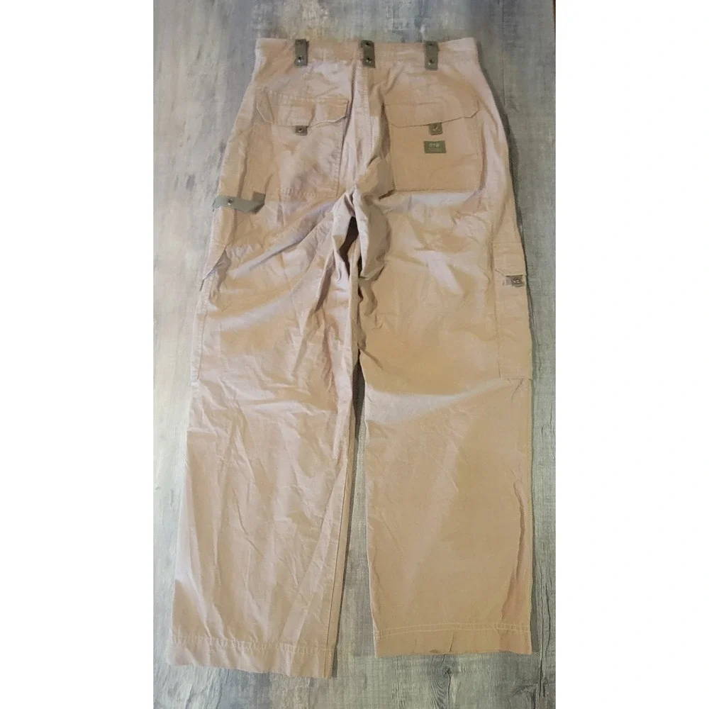 OTB One Tough‎ Brand Mens 30x32 Surplus Cargo Tan Lightweight Pant Vtg